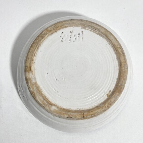 Dan Eash Art Pottery PA Handmade Glazed Stoneware Fish Bowl Pair Set Of 2 7.5in - Picture 5 of 15